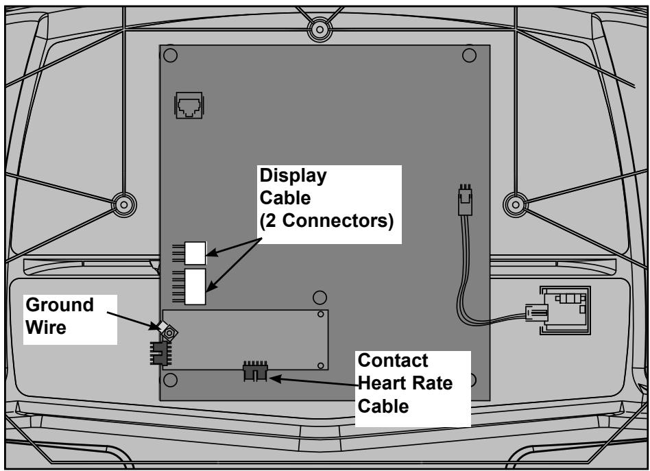 CYBEX INTERNATIONAL 425T TREADMILL - Install the console back to the upright assembly. - 4