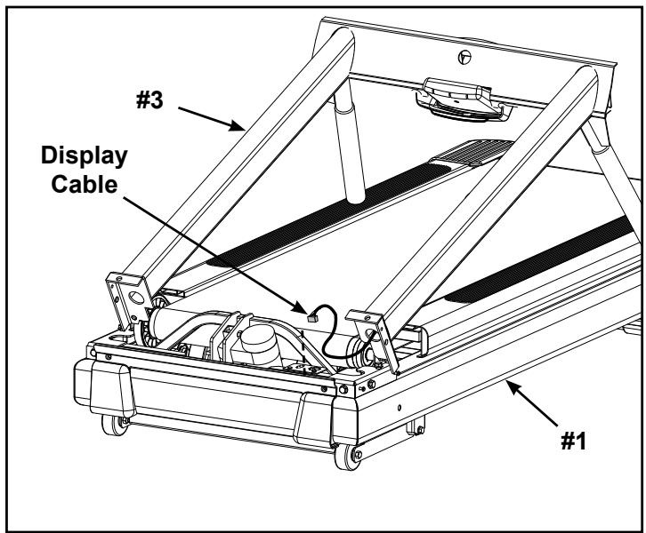 CYBEX INTERNATIONAL 445T TREADMILL - Install the upright assembly. - 1