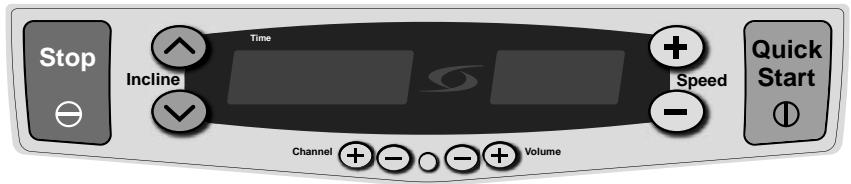 CYBEX INTERNATIONAL 445T TREADMILL - WARNING: Do not stand on the running belt when starting the treadmill. Always place your feet on the two top steps when beginning a workout. - 3