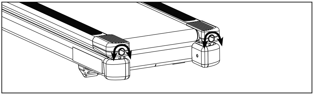 CYBEX INTERNATIONAL 445T TREADMILL - Tension the belt. - 1