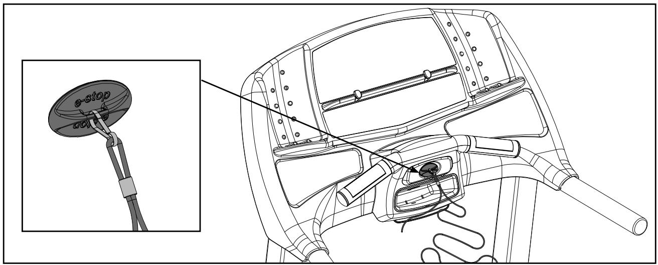 CYBEX INTERNATIONAL 445T TREADMILL - Emergency Stop Key (e-stop) - 1