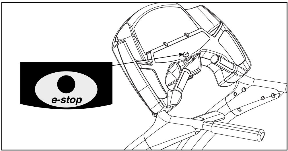 CYBEX INTERNATIONAL PRO3 (550T) TREADMILL - Emergency Stop Key (e-stop) - 1