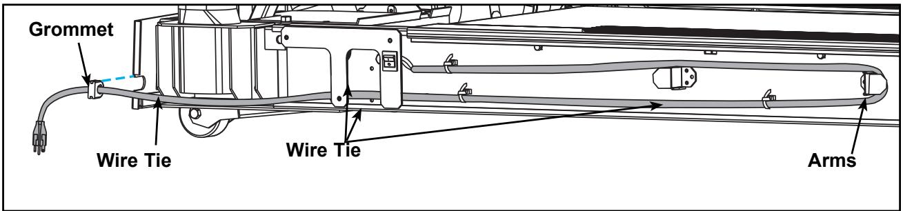 CYBEX INTERNATIONAL PRO3 (550T) TREADMILL - Front routing: - 1