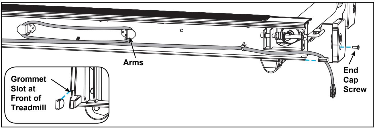 CYBEX INTERNATIONAL PRO3 (550T) TREADMILL - Back routing: - 1