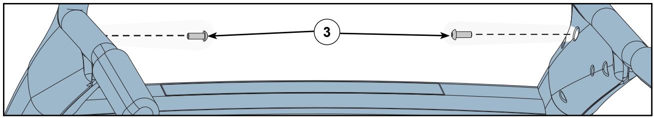 CYBEX INTERNATIONAL PRO3 (550T) TREADMILL - Secure the handrail. - 2