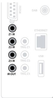 ARCAM AVR500 - Infra-red (IR) connectors - 1