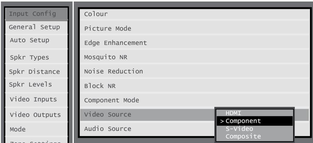 ARCAM AVR500 - Selecting the audio source - 1
