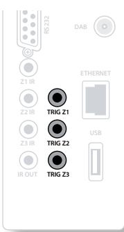 ARCAM AVR500 - Trigger connectors - 1