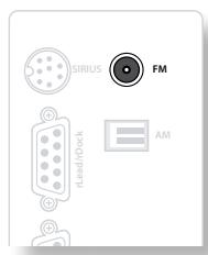 ARCAM FMJ AVR600 - Connecting an aerial - 1