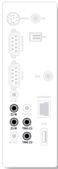 ARCAM FMJ AVR600 - Zone 2 and 3 control outputs - 1