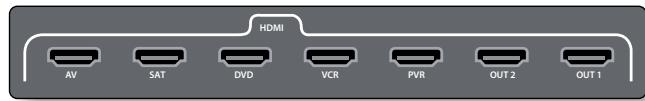 ARCAM FMJ AVR600 - Important notes about Component/RGB video inputs and outputs - 1