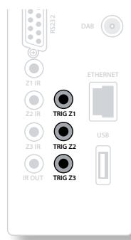ARCAM FMJ AVR600 - Trigger connectors - 1