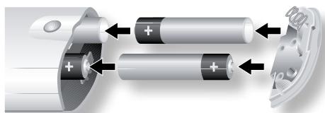 ARCAM BDP100 - Inserting batteries into the remote control - 2
