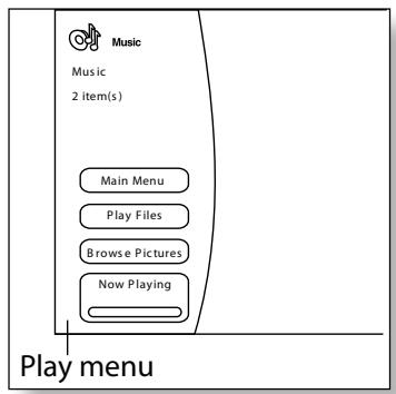 ARCAM BDP100 - The Play menu - 1