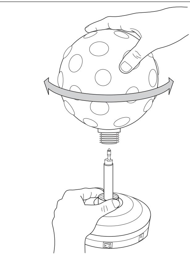 LIVARNO KH 4252-4254 DISCO BALL - FORSIGTIG! - 1