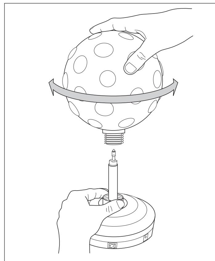 LIVARNO KH 4252-4254 DISCO BALL - CAUTION - 1