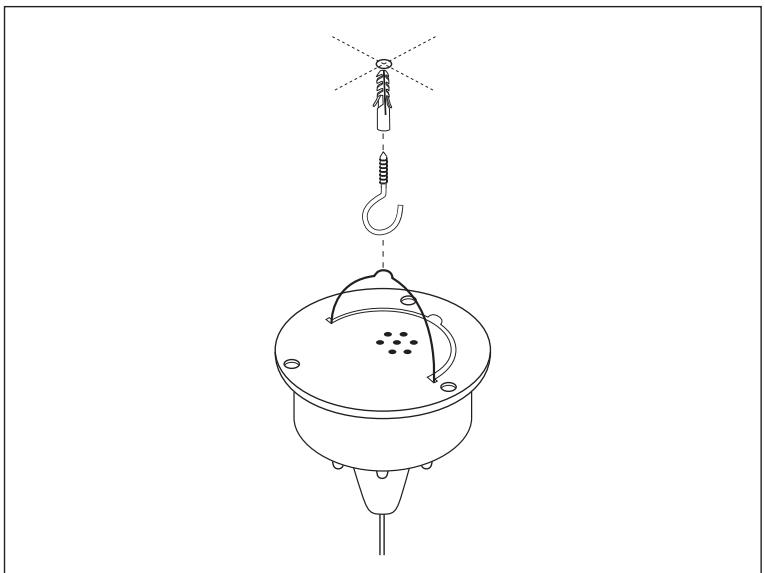 LIVARNO KH 4255 DISCO BALL - Hanging by the bracket (see Fig. 2) - 2