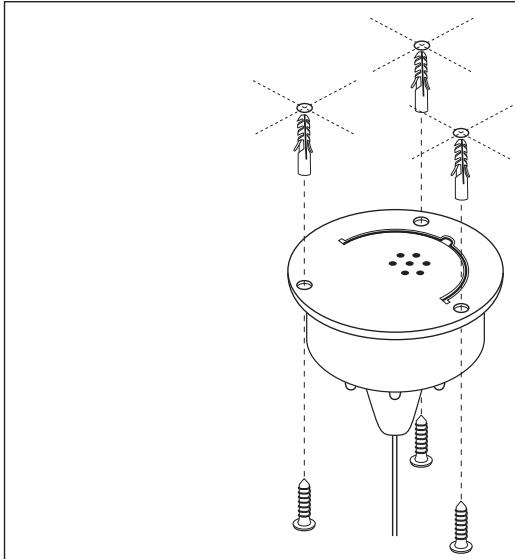 LIVARNO KH 4255 DISCO BALL - Hanging by the bracket (see Fig. 2) - 1
