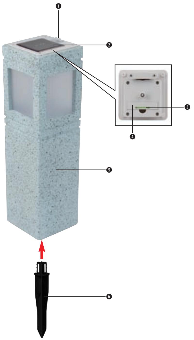 LIVARNO KH 4246 SOLAR-POWERED GARDEN LIGHT - 1
