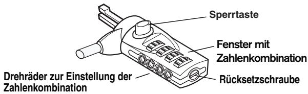 TARGUS NOTEBOOK SECURITY DEFCON - Einstellen der Zahlenkombination - 1