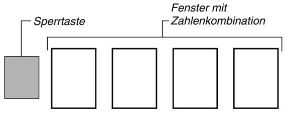 TARGUS NOTEBOOK SECURITY DEFCON - Aufzeichn der Zahlenkombination - 1
