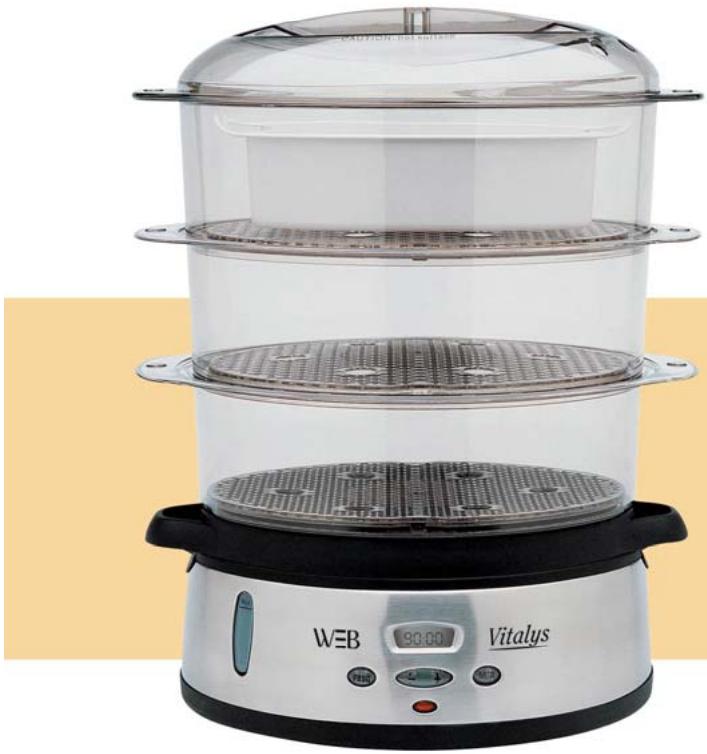 WHITE & BROWN CV 564 - Cuiseur vapeur programmable VITALYS - 2
