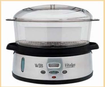 WHITE & BROWN CV 564 - Cuiseur vapeur programmable VITALYS - 3