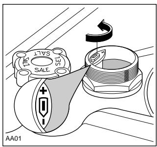 JUNO JSI1341E - Levels 3 and 5 (water softener adjustment) - 1