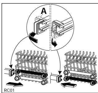 JUNO JSI3741S - Adjusting the Height of the Upper Basket - 1