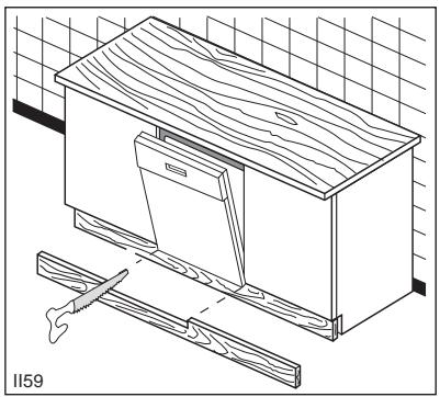 JUNO JSI4362S - Kitchen plinth adjustment - 1