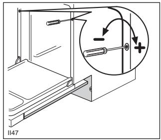JUNO JSI4362S - Adjusting the door balance - 1
