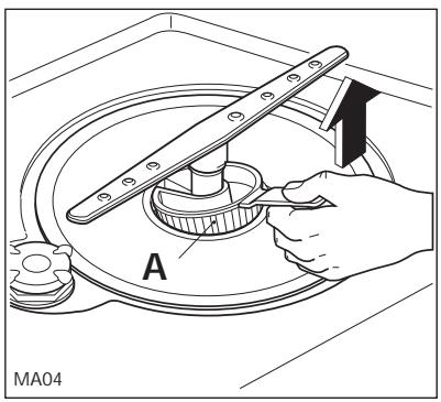 JUNO JSI4362S - To remove the large filter: - 2