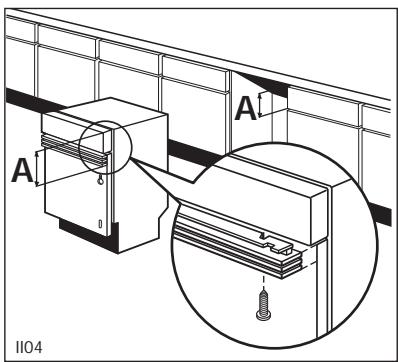 JUNO JSI4362S - Prepare the panel as follows: - 1