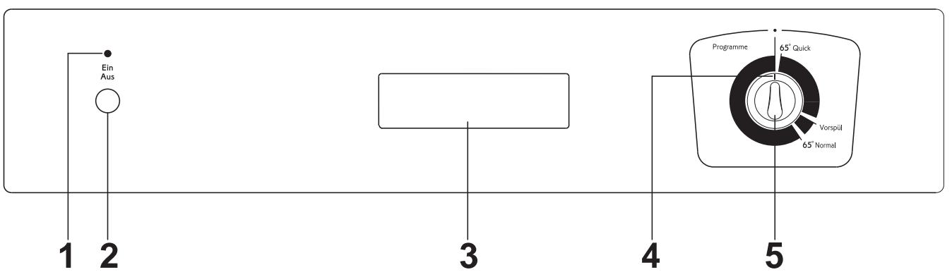 JUNO JSI4362W - The control panel - 1