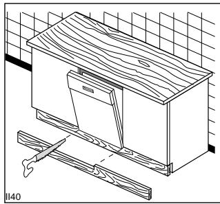 JUNO JSI5461 - Kitchen plinth adjustment - 1