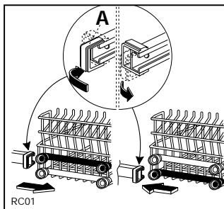 JUNO JSI5461E - Adjusting the Height of the Upper Basket - 1