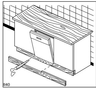 JUNO JSI5461E - Kitchen plinth adjustment - 1