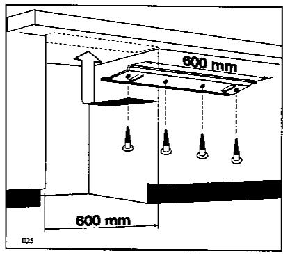 JUNO JSI5462W - Fitting the vapour protection - 1