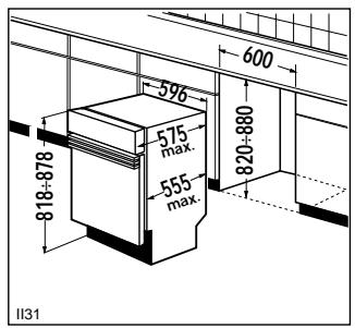 JUNO JSI5561B - Building-in features - 1