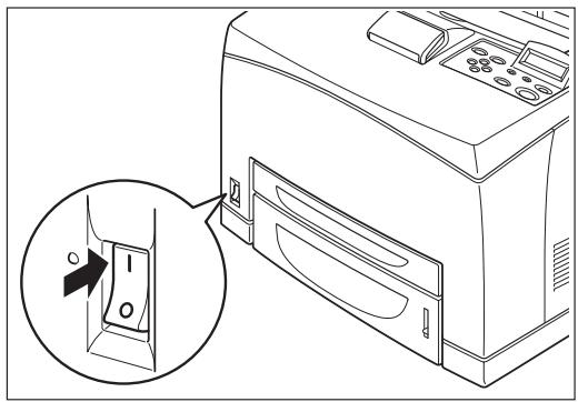 TALLYGENICOM 9045N - Accendere la stampante - 1