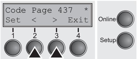 TALLYGENICOM LA550N - Code page (CodPage) - 2