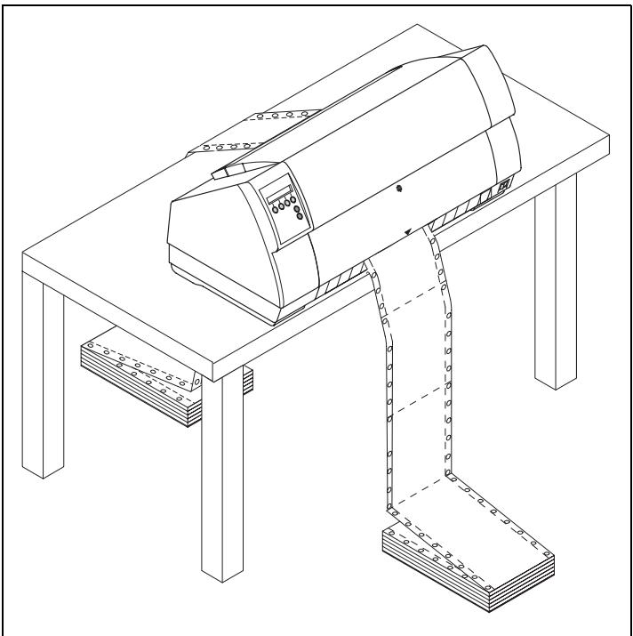 TALLYGENICOM LA550N - Placing your printer - 1