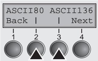 TALLYGENICOM LA550N - Printer self-test (Rolling ASCII) - 3