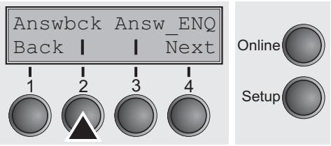 TALLYGENICOM LA550N - Automatic answerback (Answerbck) - 1
