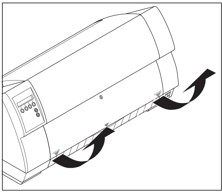 TALLYGENICOM LA550N - Fanfold paper - 1