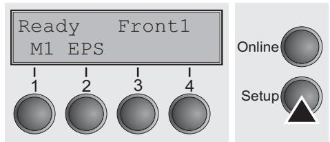 TALLYGENICOM LA550N - Selecting the LC display language - 1