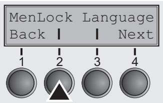 TALLYGENICOM LA550N - Menu lock (MenLock) - 1