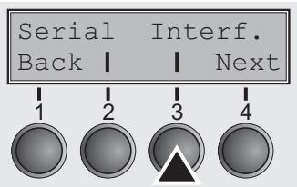 TALLYGENICOM LA550N - Selecting interface (Interf.) - 1