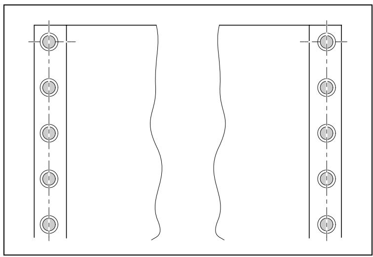TALLYGENICOM LA550N - Fanfold paper - 8