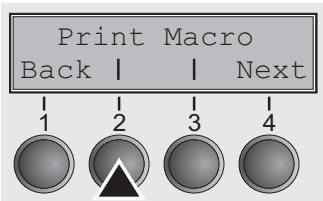 TALLYGENICOM LA550N - Printing out macro configurations (Print) - 1